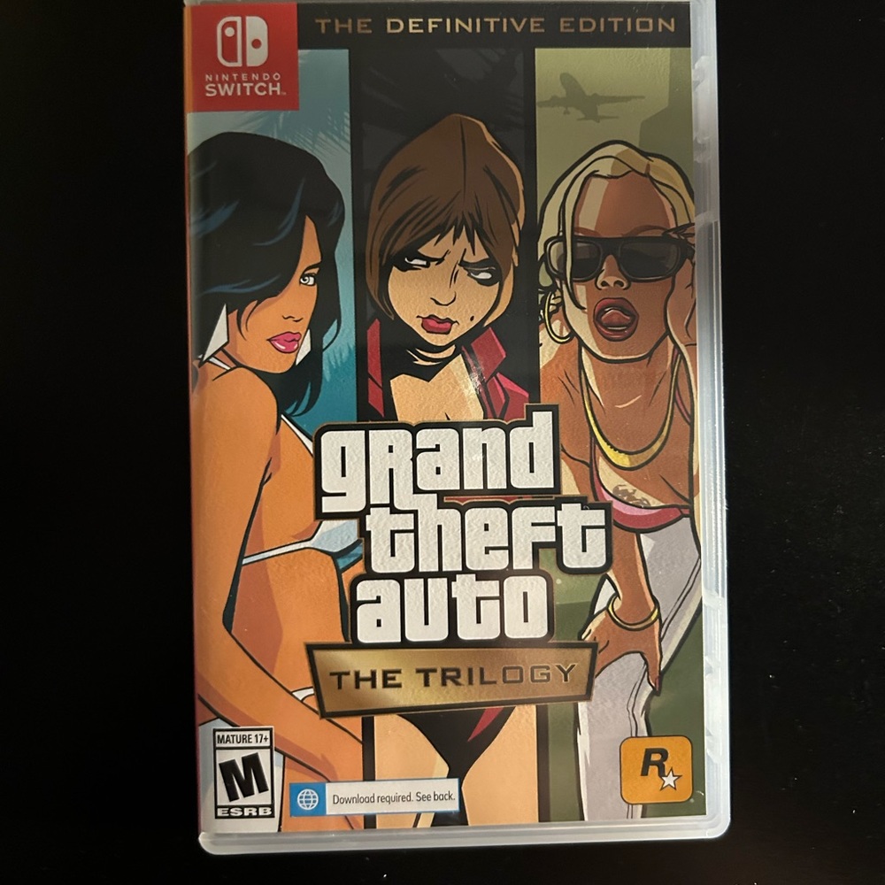 GTA The Trilogy, The Definitive Edition Game for Nintendo Switch